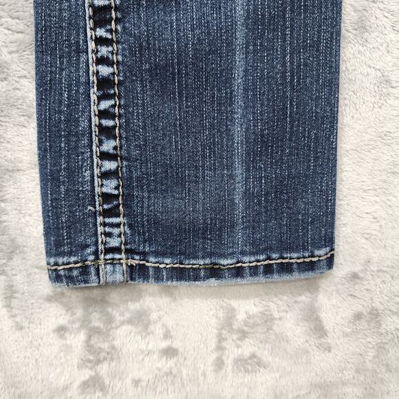 Silver Jeans Womens W25/L33.5* Blue Tuesday 16 1/2" Low Rise Bootcut Stretch - Picture 6 of 16